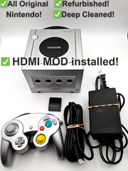 GameCube Console DOL-101 W/ HDMI Mod Pick Your Bundle! Memory card Controller
