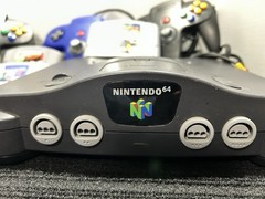 Nintendo 64 Gray Console w/ 3 Controllers & 4 Games MARIO CART – F1 – pilot wing