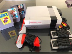 NINTENDO NES Console System Bundle Super Mario 1 2 3 Brand New 72 Pin Connector