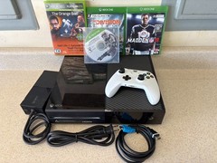 Microsoft Xbox One 500 GB Black Console 1540 w/ Controller & 4 Games