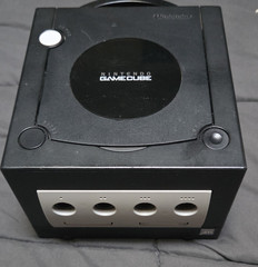 Nintendo GameCube (USA) Black Console Memory Card Slots No cords or controller