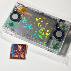 DS Lite Hologram Clear Skeleton type c charging