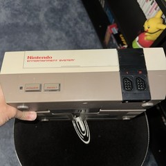 Nintendo NES Console Only NES-001 Front Loader Tested Working Yellowing Used