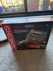 1994 Sega Genesis 16Bit Video Entertainment System , 2 Controllers CIB, MK 1960