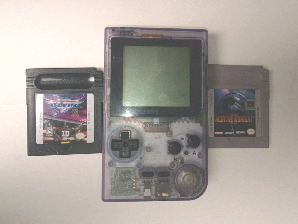 Atomic Purple Gameboy Pocket Great Condition Works Great! Games Included!