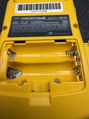 Nintendo Game Boy Color Dandelion Yellow OEM CGB-001 Cleaned & TESTED