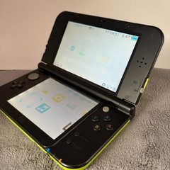 【Excellent5】NEW Nintendo 3DS LL XL Lime black Monster Hunter Game Console
