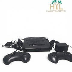 Sega Genesis Mini Classic Console MK 16000 2 Controllers Used