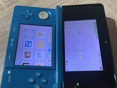 0823 Nintendo 3DS Aqua Blue Very Good TESTED