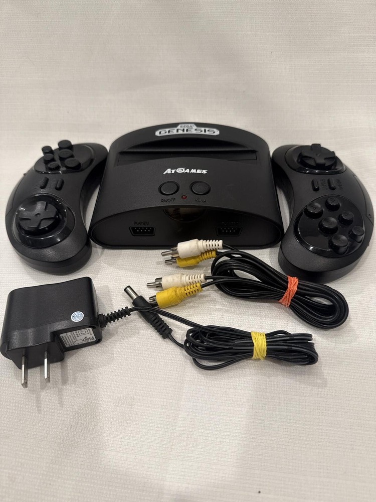 SEGA Genesis Classic Game Console with 2 Controllers, AV Cables and Power Supply