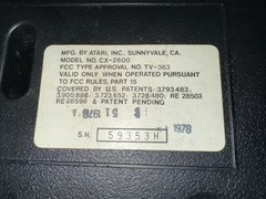 Atari 2600 Heavy Sixer Six Switch Console Sunnyvale USA Console 42 Games – Works