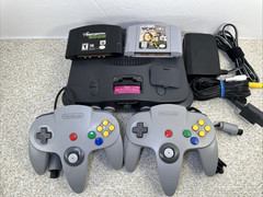 Nintendo 64 Console BUNDLE W/2 Controllers, Jumper Pak, 2 Games & Cords Tested