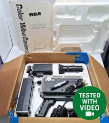 RCA Color Video Camera -CC002-w/ V6x17 Canon 17-102mm 1:2.0 zoom lens – Vintage