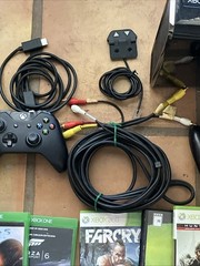 Microsoft XBox 360 S Console Model 1439 250gb Kinect Bundle Used With 12 Games