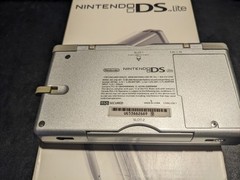 Nintendo DS Lite Launch Edition Silver Handheld System – In Great Condition