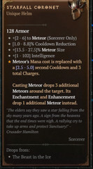 DIABLO 4🔥NEW SEASON🔥‍‍‍‍‍‍Unique Items‍ ‍‍‍‍‍‍‍‍Starfall Coronet