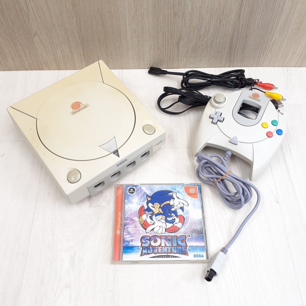 Sega Dreamcast console bundle with 1 Game SONIC Adventure 1 controller Japan