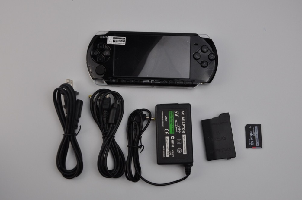 Sony PSP-3000 Console Select Color w/Charger + new battery + random 5 games +32G