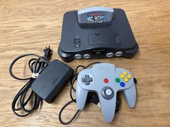 Nintendo 64 N64 Console Power Cable Controller NUS-001 Console Tested Working