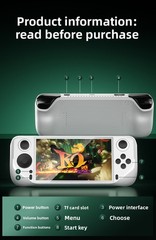 E6 Retro Handheld Game Console,supports connection to game controllers-White