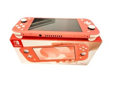 Nintendo Switch Lite Handheld System HDH-001 – Coral W/ Game Case & Charger