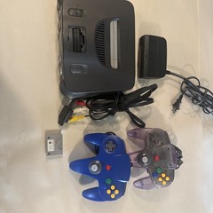 Nintendo N64 Original System Console with 2 CONTROLLERS