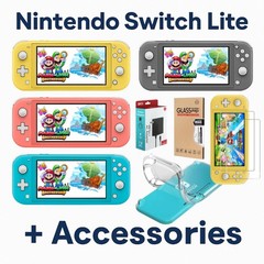 Nintendo Switch Lite CHOOSE YOUR COLOR + Accessories bundle! – Region Free!