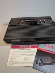 Atari CX 2600 A Black Console Only VCS Video Computer System Untested