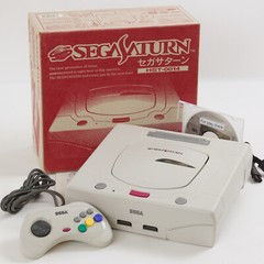 Sega Saturn WHITE Console Boxed HST-3220 Tested System -NTSC-J CD- B63045529