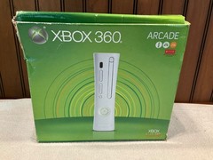Vintage Microsoft Xbox 360 Arcade Edition White Console System CIB Tested Workin
