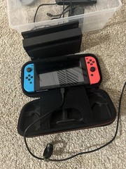 Nintendo Switch 32GB Console HAC-001 Neon Blue/Red Joy-Con w/ TV Dock