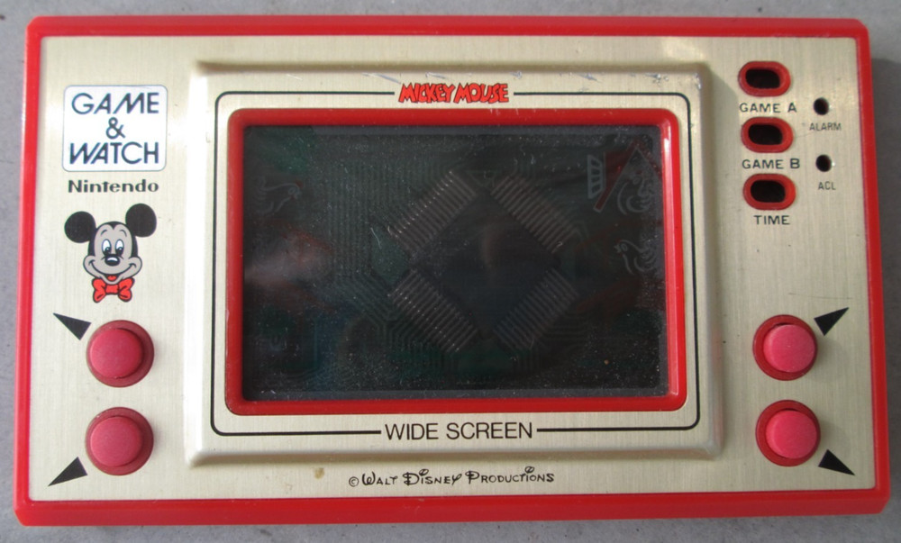 Nintendo Game and Watch MC-25 Mickey Mouse Good Condition for Parts or Repair