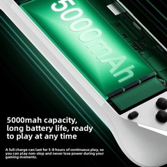 E6 Retro Handheld Game Console,supports connection to game controllers-White