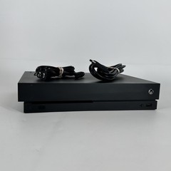 Microsoft Xbox One X Console Black 1TB w/ HDMI/Power Cord – Good w/ Smoke Odor