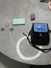 Nintendo DS Lite Light Blue System with Case and Charger Tested Works
