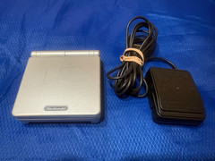 Nintendo Game Boy Advance SP Handheld System – Silver tested works