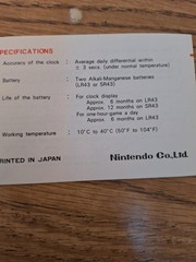 Nintendo Game And Watch Octopus Oc-22 1981 CIB Us Seller