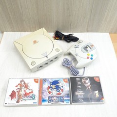 Sega Dreamcast Japanese Console Bundle with 3 Games Tested working NTSC-J