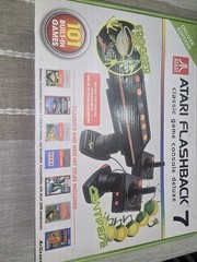 Atari Flashback 7 Deluxe Home Console 101 Built-In Games Wireless, Black