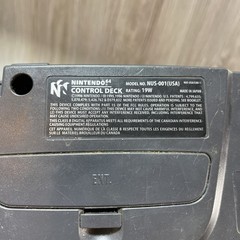 Nintendo 64 N64 System Console And Power Supply Tested & Working With 1 Control