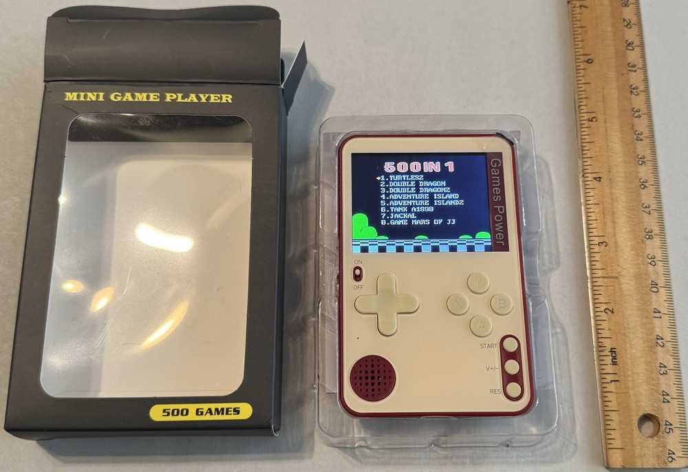 Mini Game Player, 500 Games, Unbranded, New In Box!