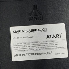 Atari Flashback 2 Classic Console With 2 Joysticks AV Cables Power Adapter
