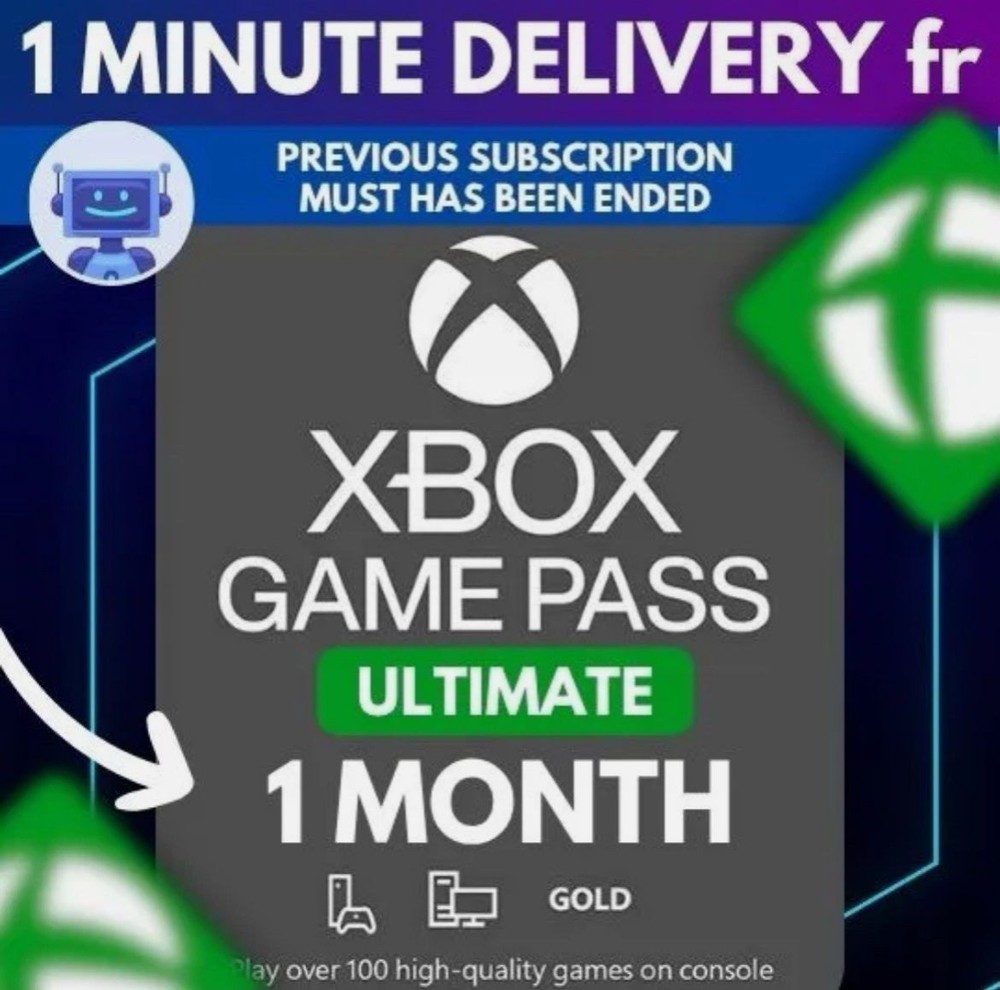 Xbox Game Pass Ultimate 1 Month Live Gold Membership – Global