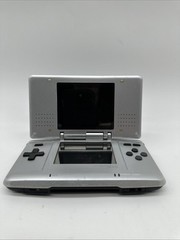 Nintendo DS Handheld System – Silver/ With Stylus- No Charger READ SEE PICS!!!