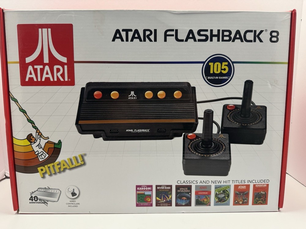 Atari Flashback 8 Console 105 Built-in Games 40th Anniversary Edition