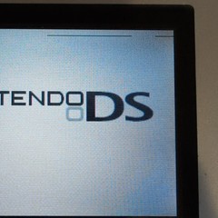 Nintendo DS Silver/Black, Scanlines On Screen, Tested, NO CHARGER NO STYLUS