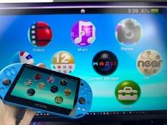 USB IN-BUILT CAPTURE CARD Blue Sony Playstation Vita 2000 Console 128gb REGFREE