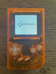 Nintendo Game Boy DMG-01 Upgraded w/ IPS Display – Translucent Orange