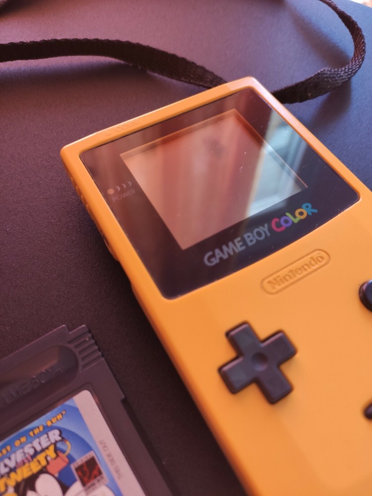Nintendo Game Boy Color Yellow Bundle