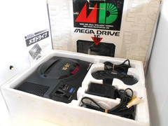 SEGA Mega Drive Console 16-Bit Boxed Controller Manual Tested Japan MD CIB